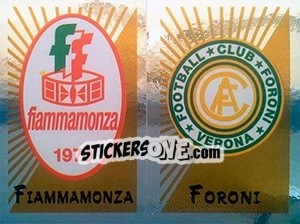 Sticker Scudetto Fiammamonza / Foroni - Calciatori 2002-2003 n. 708 - Panini