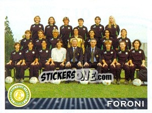 Sticker Squadra Foroni