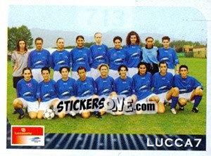 Figurina Squadra Lucca - Calciatori 2002-2003 - Panini