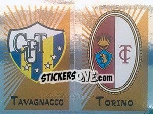 Figurina Scudetto Tavagnacco / Torino - Calciatori 2002-2003 - Panini