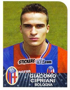 Figurina Giacomo Cipriani - Calciatori 2002-2003 - Panini