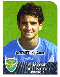 Figurina Simone Del Nero - Calciatori 2002-2003 - Panini