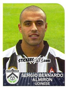 Sticker Sergio Bernardo Almiron - Calciatori 2002-2003 n. T93 - Panini