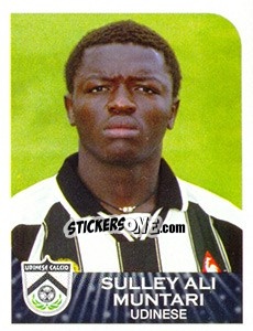 Sticker Sulley Ali Muntari - Calciatori 2002-2003 n. T94 - Panini
