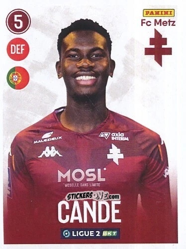 Cromo Fali Candé