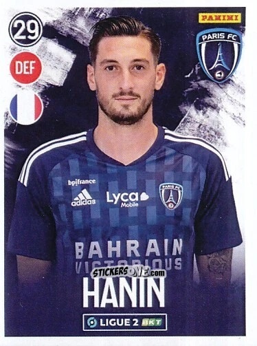 Cromo Florent Hanin