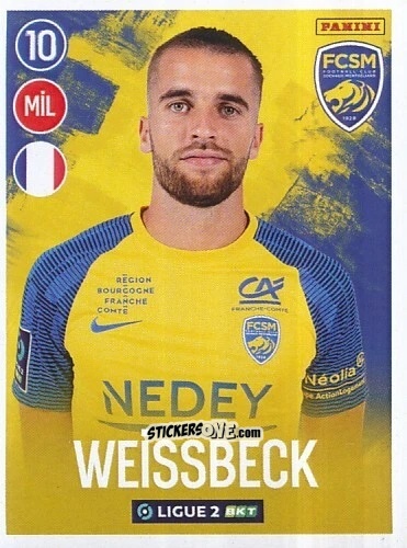 Cromo Gaëtan Weissbeck