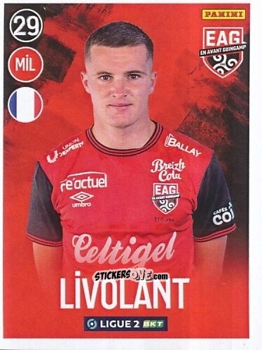 Cromo Jérémy Livolant