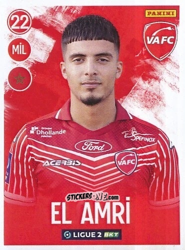 Cromo Yacine El Amri