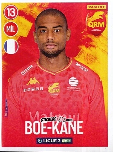 Cromo Yann Boé-Kane