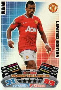 Sticker Nani - English Premier League 2011-2012. Match Attax Extra n. LE-NA - Topps