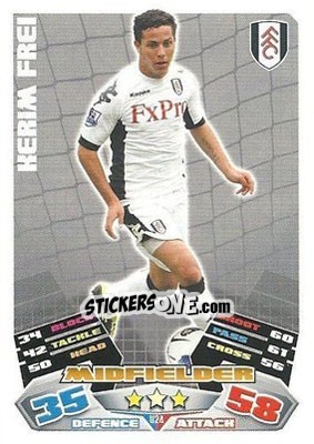 Sticker Kerim Frei - English Premier League 2011-2012. Match Attax Extra - Topps