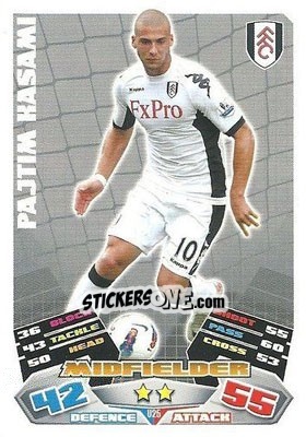 Cromo Pajtim Kasami - English Premier League 2011-2012. Match Attax Extra - Topps