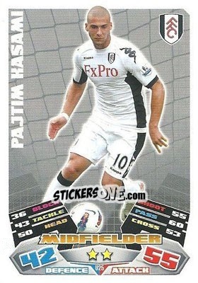 Sticker Pajtim Kasami - English Premier League 2011-2012. Match Attax Extra n. U25 - Topps
