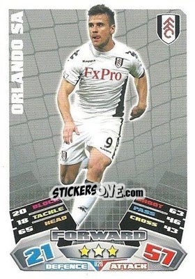 Cromo Orlando Sa - English Premier League 2011-2012. Match Attax Extra - Topps