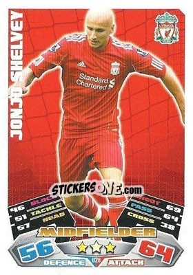 Sticker Jonjo Shelvey - English Premier League 2011-2012. Match Attax Extra - Topps