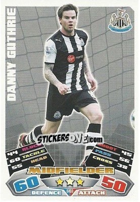 Sticker Danny Guthrie - English Premier League 2011-2012. Match Attax Extra n. U40 - Topps