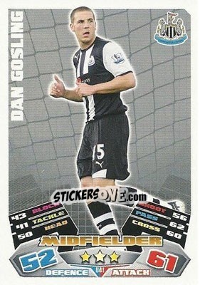 Sticker Dan Gosling - English Premier League 2011-2012. Match Attax Extra n. U41 - Topps