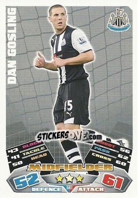 Sticker Dan Gosling - English Premier League 2011-2012. Match Attax Extra - Topps