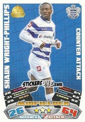 Sticker Shaun Wright Phillips - English Premier League 2011-2012. Match Attax Extra - Topps