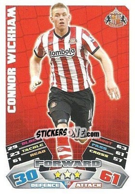Cromo Connor Wickham - English Premier League 2011-2012. Match Attax Extra - Topps