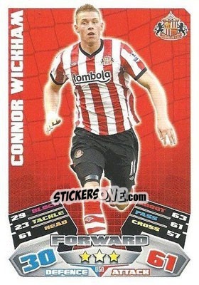 Sticker Connor Wickham - English Premier League 2011-2012. Match Attax Extra n. U50 - Topps