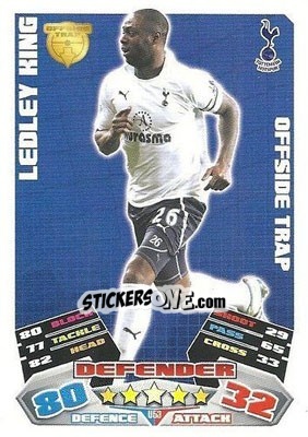 Sticker Ledley King - English Premier League 2011-2012. Match Attax Extra - Topps