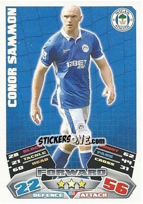 Sticker Conor Sammon - English Premier League 2011-2012. Match Attax Extra n. U59 - Topps