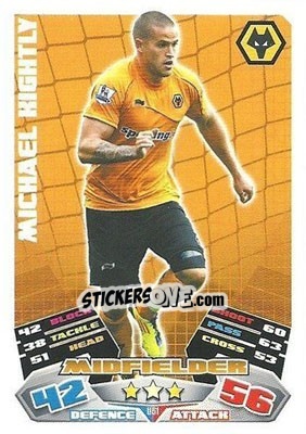 Sticker Michael Kightly - English Premier League 2011-2012. Match Attax Extra n. U61 - Topps