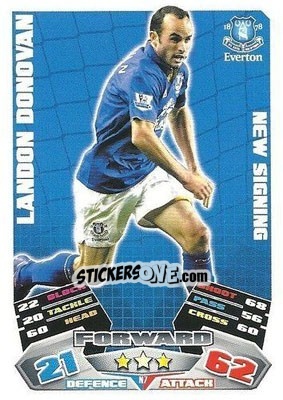Cromo Landon Donovan - English Premier League 2011-2012. Match Attax Extra - Topps