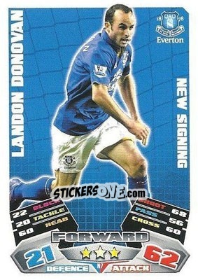Sticker Landon Donovan - English Premier League 2011-2012. Match Attax Extra n. N7 - Topps
