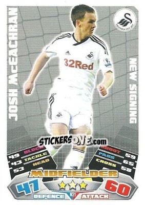 Cromo Josh McEachran - English Premier League 2011-2012. Match Attax Extra - Topps