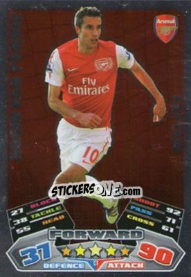 Cromo Robin van Persie - English Premier League 2011-2012. Match Attax Extra - Topps