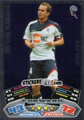 Sticker Kevin Davies - English Premier League 2011-2012. Match Attax Extra n. C4 - Topps