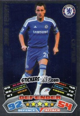 Sticker John Terry - English Premier League 2011-2012. Match Attax Extra n. C5 - Topps