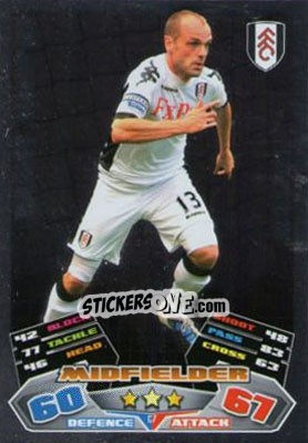 Sticker Danny Murphy - English Premier League 2011-2012. Match Attax Extra - Topps