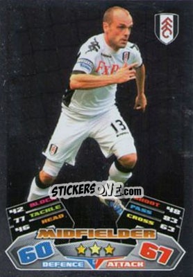 Sticker Danny Murphy - English Premier League 2011-2012. Match Attax Extra n. C7 - Topps