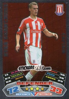 Sticker Ryan Shawcross - English Premier League 2011-2012. Match Attax Extra - Topps
