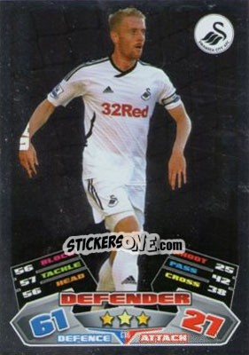 Cromo Garry Monk - English Premier League 2011-2012. Match Attax Extra - Topps