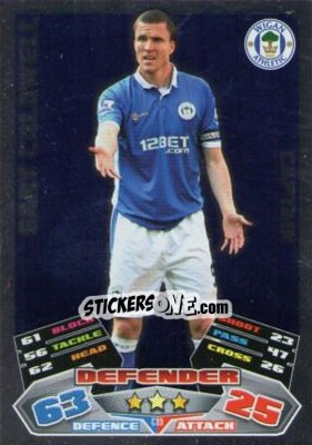 Sticker Gary Caldwell - English Premier League 2011-2012. Match Attax Extra n. C19 - Topps
