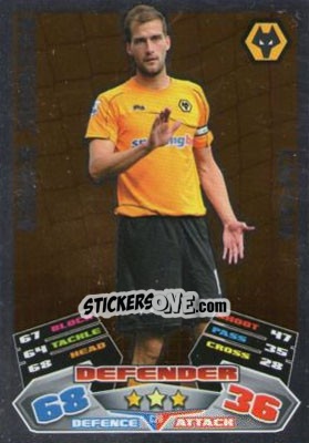 Sticker Roger Johnson - English Premier League 2011-2012. Match Attax Extra - Topps