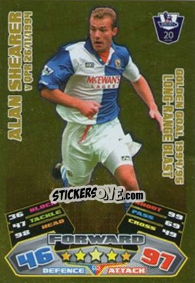 Sticker Alan Shearer - English Premier League 2011-2012. Match Attax Extra n. GG3 - Topps