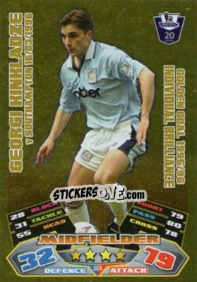 Cromo Georgi Kinkladze - English Premier League 2011-2012. Match Attax Extra - Topps