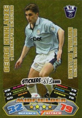 Sticker Georgi Kinkladze - English Premier League 2011-2012. Match Attax Extra n. GG9 - Topps