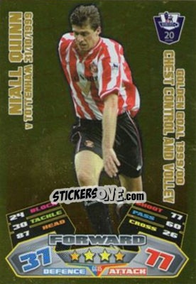 Sticker Niall Quinn - English Premier League 2011-2012. Match Attax Extra - Topps