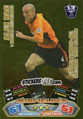 Sticker Alex Rae - English Premier League 2011-2012. Match Attax Extra n. GG20 - Topps
