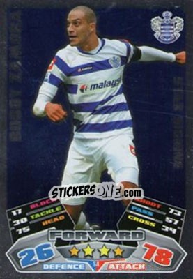 Sticker Bobby Zamora - English Premier League 2011-2012. Match Attax Extra - Topps