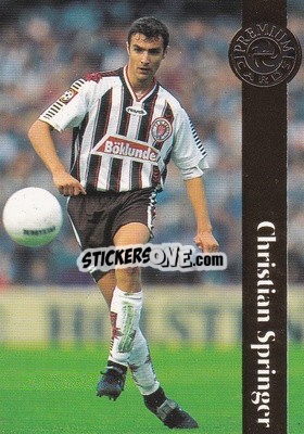 Sticker Christian Springer - Bundesliga Premium 1996-1997
 - Panini