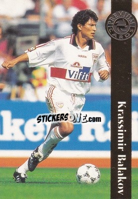 Sticker Krassimir Balakov - Bundesliga Premium 1996-1997
 - Panini