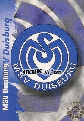 Sticker MSV Duisburg - Bundesliga Premium 1996-1997
 - Panini
